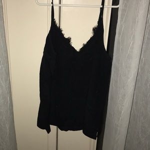 Lace tank top blouse